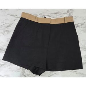 Maje Black And Camel Shorts